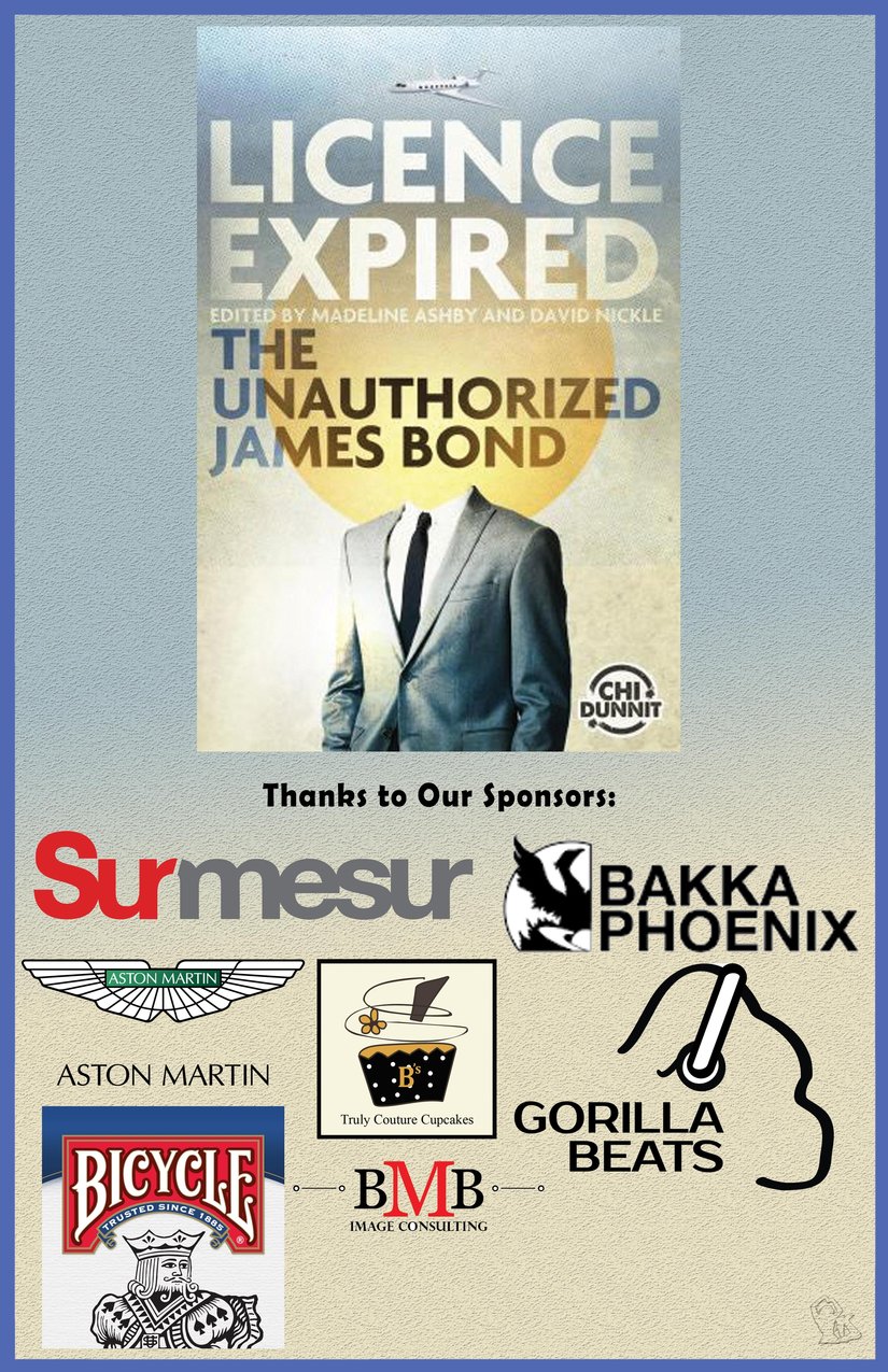 license expired sponsor poster (james bond event)